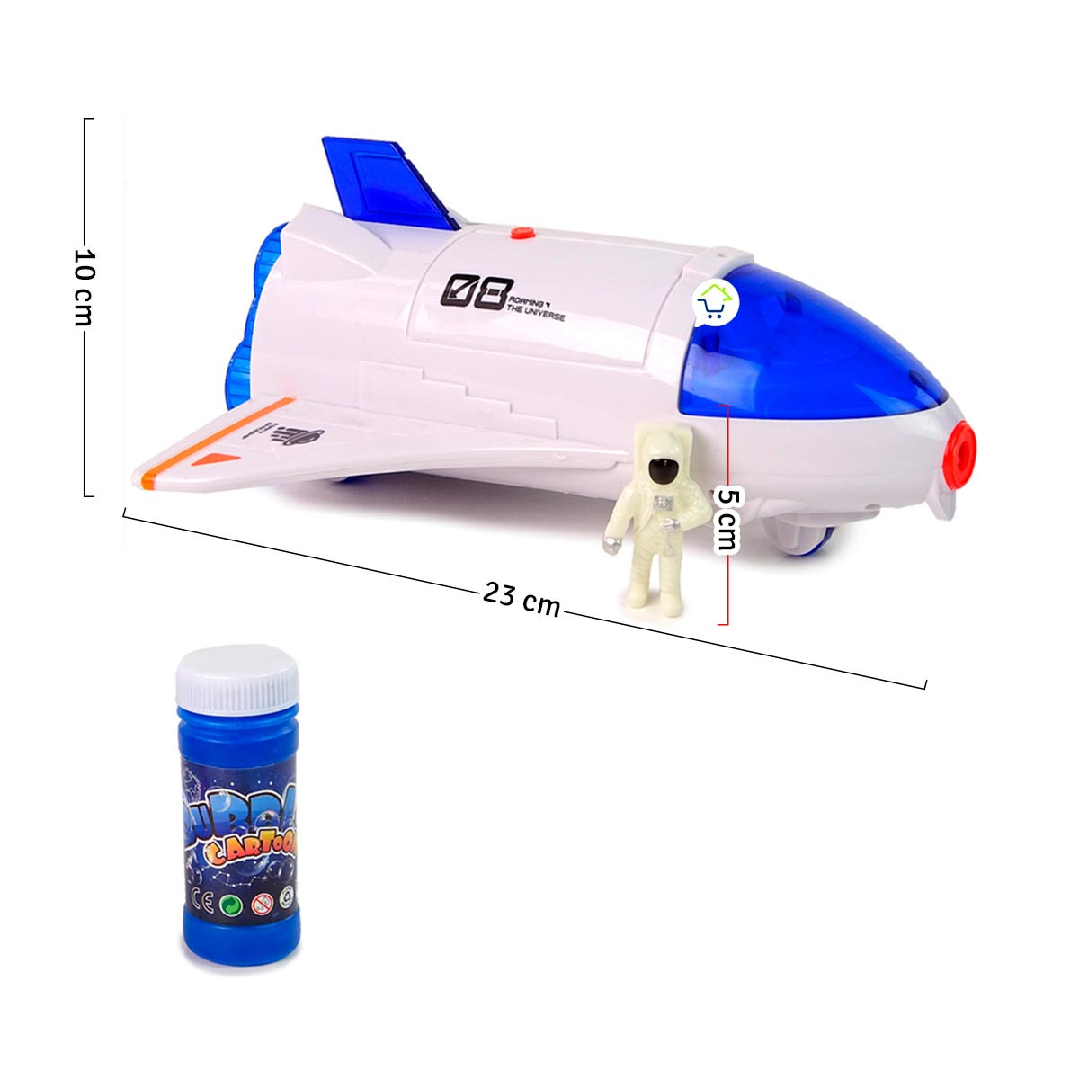 Miniatura 4 de Maquina De Burbujas Cohete FH102